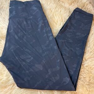 ZYIA Dark Gray Camouflage luxe leggings